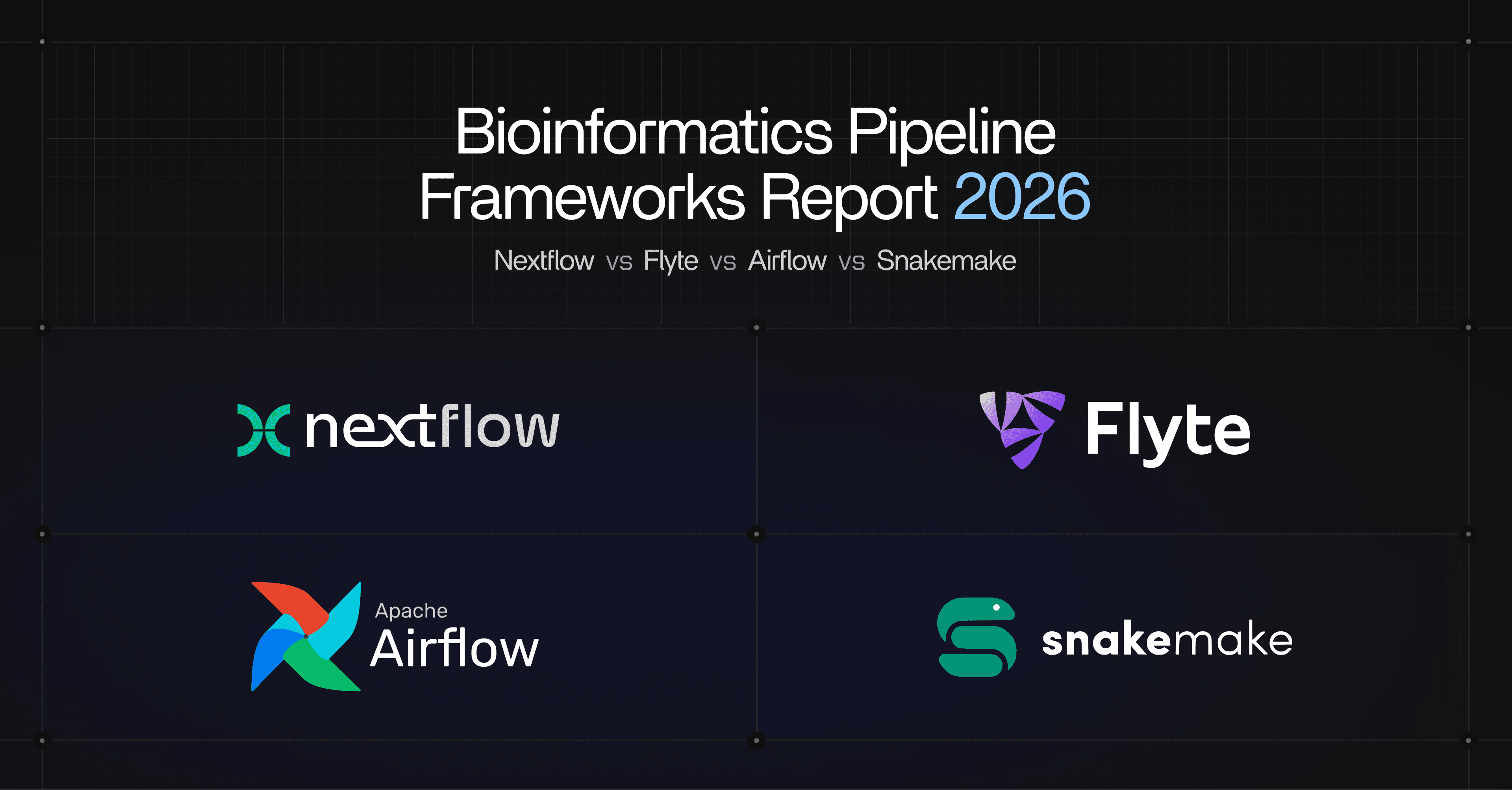 Bioinformatics Pipeline Frameworks (2026):
Nextflow vs Flyte vs Airflow vs Snakemake